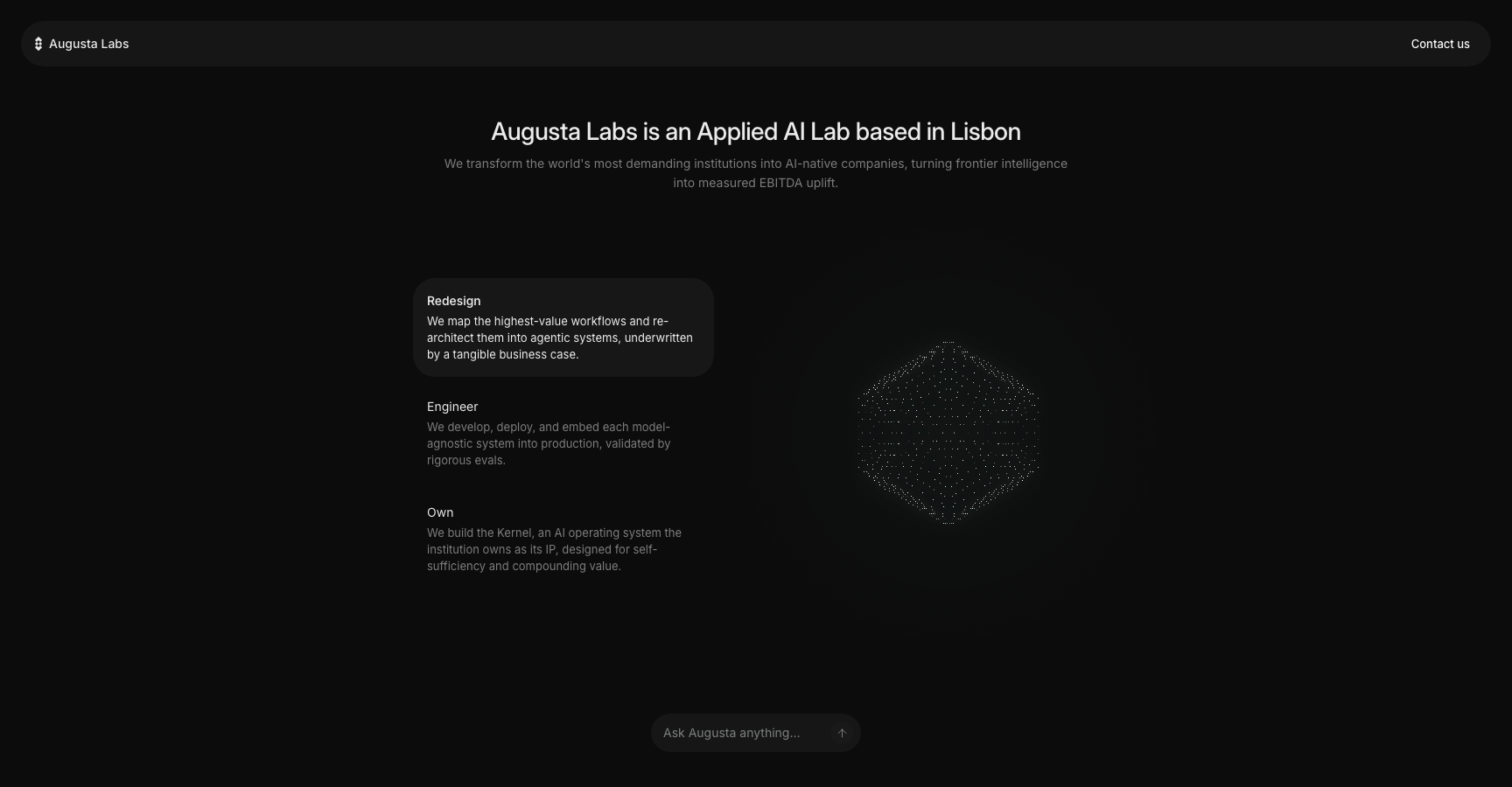 A living identity desktop screen